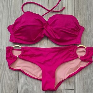 Victoria's Secret Fuchsia Bikini Set